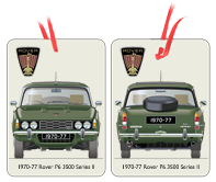 Rover P6 3500 (Series II) 1970-77 Air Freshener